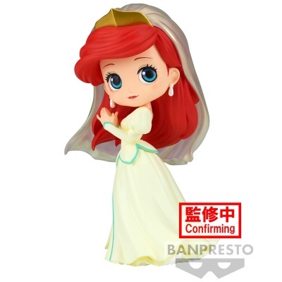 Figura de coleção Ariel Disney vestido de noiva