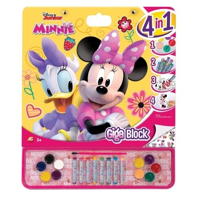 Conjunto artístico 4 em 1 Disney Minnie e Daisy