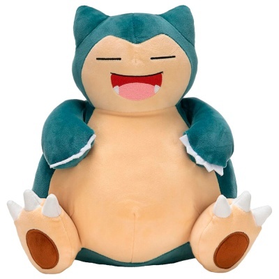 Pelúcia do Pokémon Snorlax em tecido macio com cores bege e verde