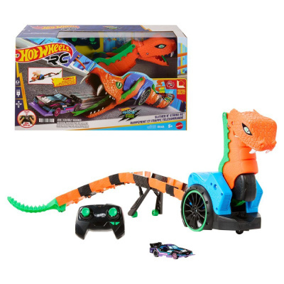 Brinquedo Hot Wheels RC lagarto com controle remoto e carro miniatura