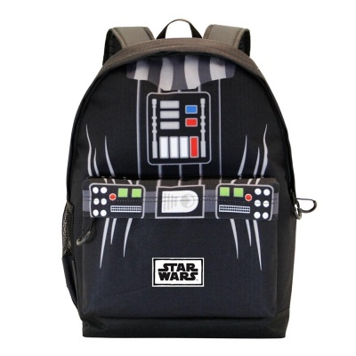 Mochila preta com design Star Wars e alças acolchoadas