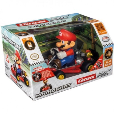 Brinquedo Mario Kart Carrera RC com controlo remoto na embalagem