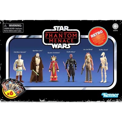 Conjunto de 6 figuras de ação Star Wars The Phantom Menace