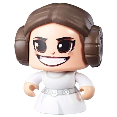 Boneco cartoon de personagem feminina em vestido branco com cabelo castanho e rolos laterais