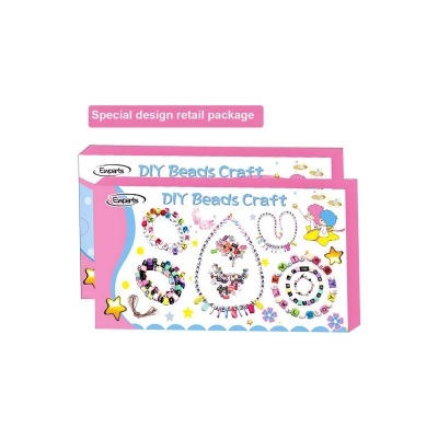 Kit de artesanato DIY Beads Craft com contas coloridas e design especial