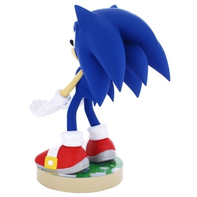 Figura colecionável do personagem Sonic com sapatos vermelhos