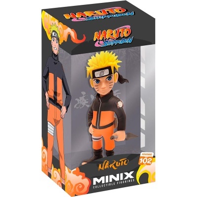 Figura colecionável Naruto Shippuden em embalagem preta