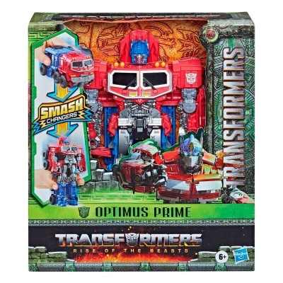 Figura de ação Optimus Prime dos Transformers na embalagem original
