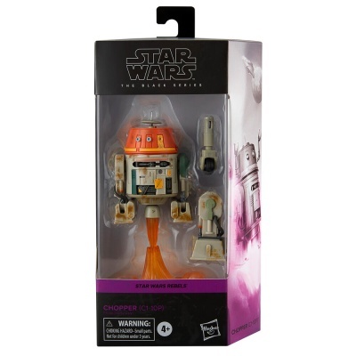 Figura de ação Chopper CZ-10PH de Star Wars embalado em caixa transparente