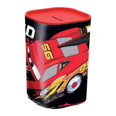 Cofre com imagem de carro de corrida vermelho e número 95