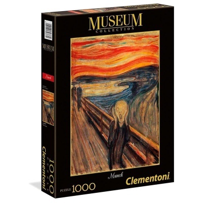 Caixa de puzzle Clementoni 1000 peças com 'O Grito' de Munch