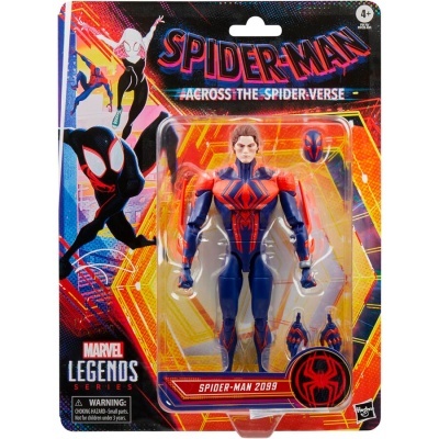 Figura de ação Spider-Man 2099 em embalagem