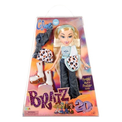 Boneca Bratz Gloe com acessórios em caixa colorida
