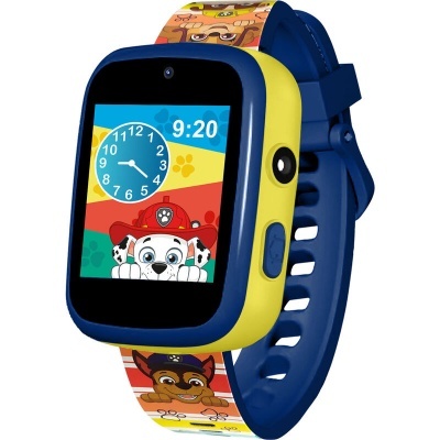 Relógio inteligente infantil Paw Patrol com ecrã colorido e bracelete decorada