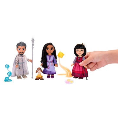 Conjunto de bonecos fantasia com personagens e acessórios mágicos