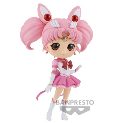 Figura de ação personagem feminina com cabelo rosa e traje cor-de-rosa e branco