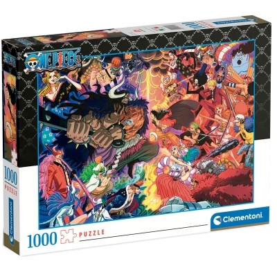Caixa de puzzle Clementoni de One Piece com 1000 peças