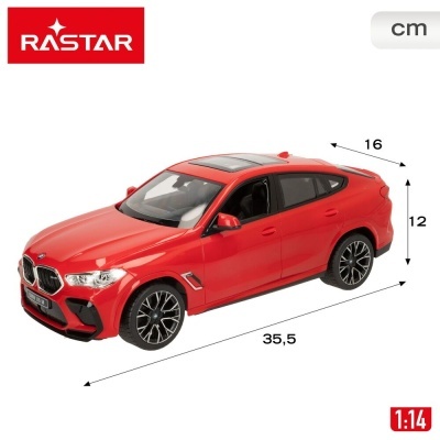 Modelo de carro BMW vermelho de miniatura com rodas pretas e detalhes prateados