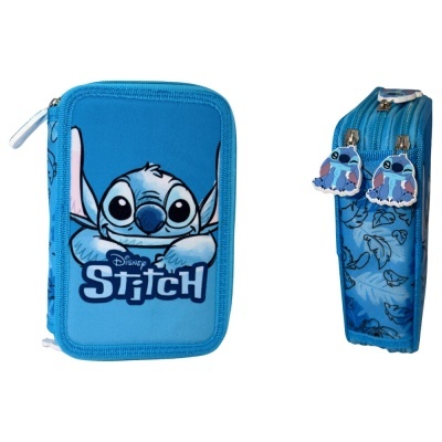 Estojo azul da Disney com Stitch estampado