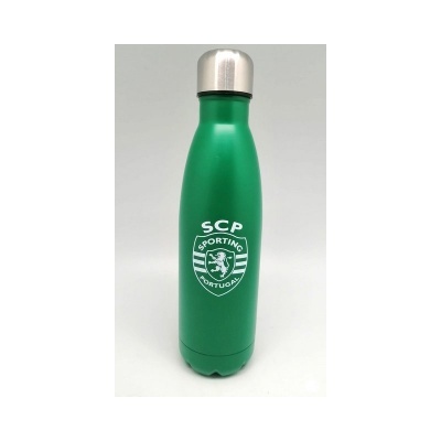Garrafa térmica verde com logótipo SCP Sporting Portugal