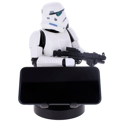 Suporte de telemóvel Stormtrooper Star Wars com base preta