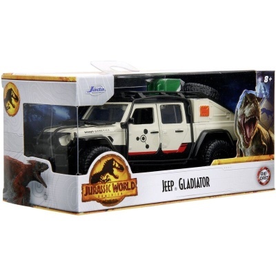 Veículo de brinquedo Jeep Gladiator em caixa Jurassic World