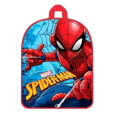 Mochila infantil com imagem do Spiderman em cores vivas