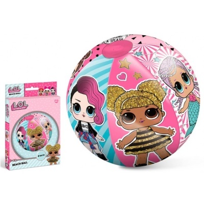 Bola de praia LOL com personagens animadas coloridas