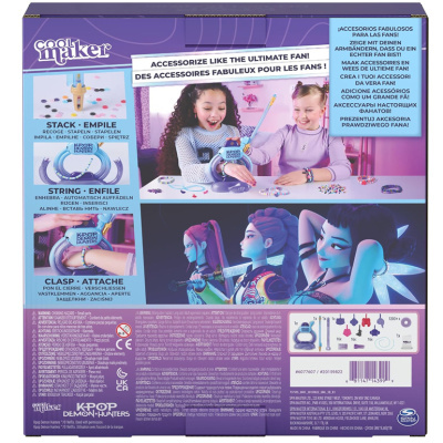 Embalagem do brinquedo Cool Maker com imagens e instruções