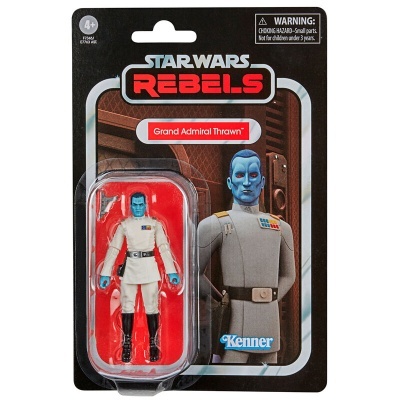 Figura de ação Star Wars Rebels Grand Admiral Thrawn em embalagem