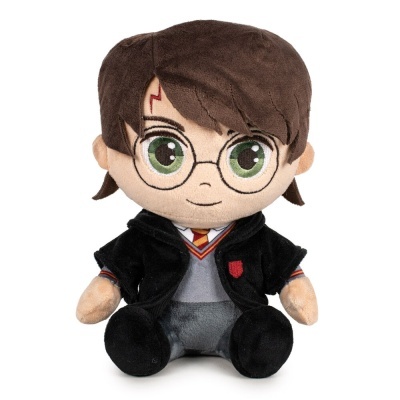 Peluche de personagem com roupa escolar