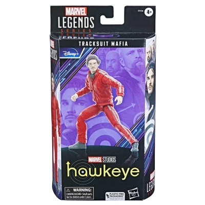 Figura de ação Hawkeye Tracksuit Mafia em embalagem