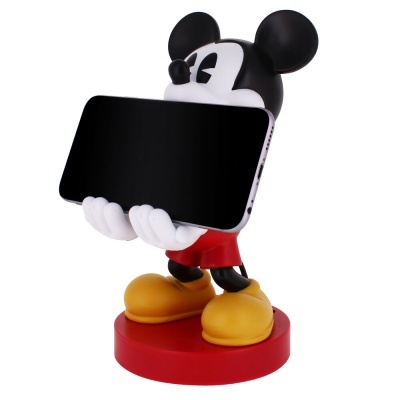 Suporte para telemóvel em forma de Mickey Mouse a segurar um telemóvel