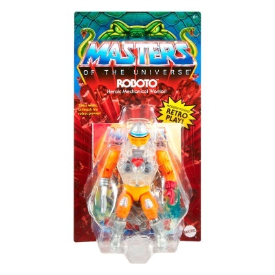 Figura de ação Roboto Masters of the Universe em embalagem original