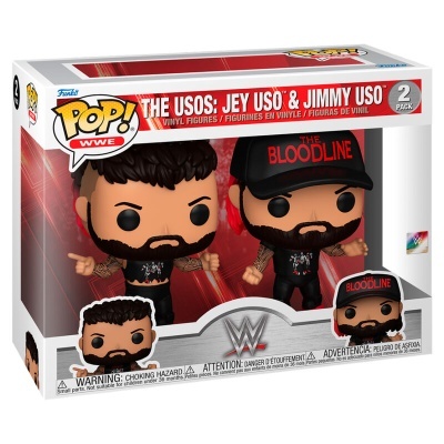 Pack de duas figuras Funko Pop! da WWE The Usos Jey Uso & Jimmy Uso