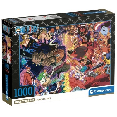 Caixa de puzzle Clementoni 1000 peças One Piece
