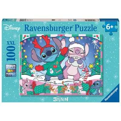 Quebra-cabeça Ravensburger XXL Disney Stitch 100 peças para crianças a partir dos 6 anos