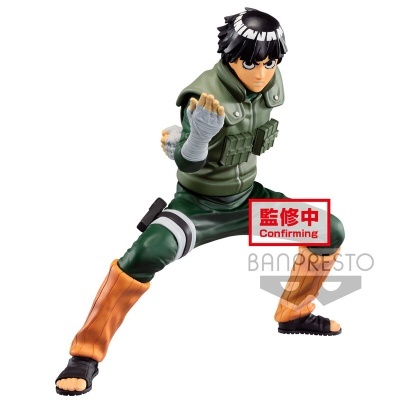 Figura de ação Rock Lee Naruto em pose de combate