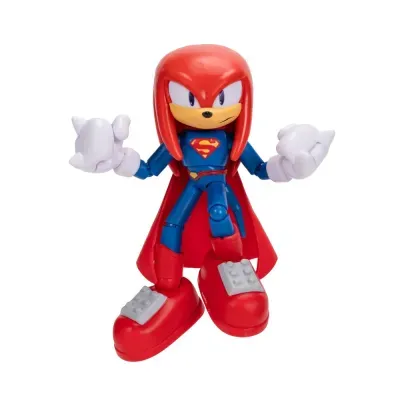Figura de ação de Knuckles com traje de Superman