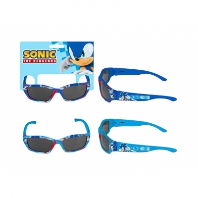 Óculos de sol infantis com desenho do Sonic
