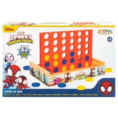 Jogo de tabuleiro Marvel Spidey Amazing Friends com 37 peças