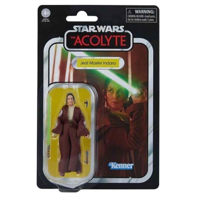 Figura de ação Jedi Master Indara Star Wars The Acolyte em embalagem preta