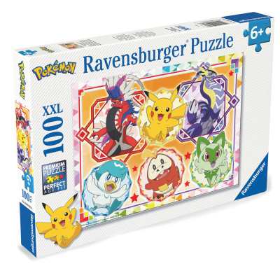 Caixa de puzzle Ravensburger Pokémon 100 peças XXL