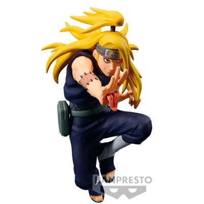 Figura colecionável do personagem Deidara do anime Naruto em pose dinâmica