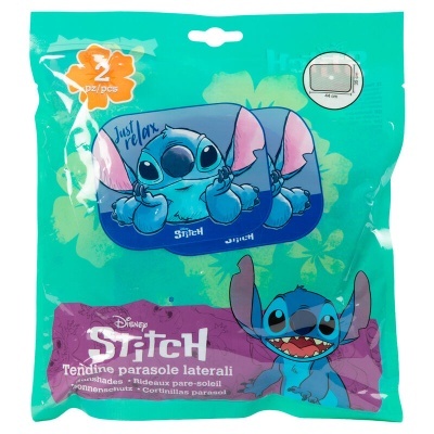 Embalagem com tendas para parasol laterais com personagem Stitch da Disney