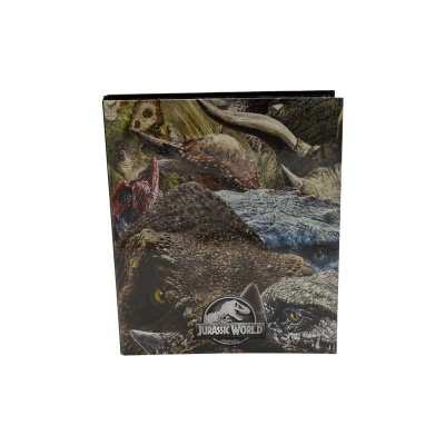 Carteira com design de dinossauros e logo Jurassic World