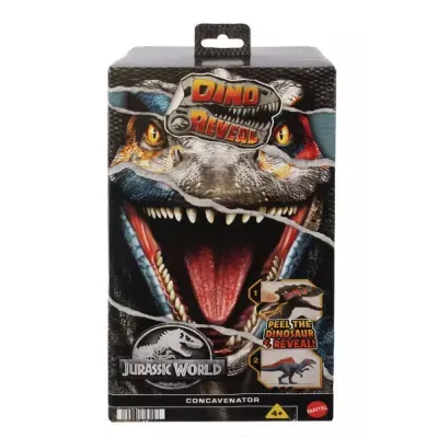 Embalagem brinquedo Dino Reveal Jurassic World Concavenator