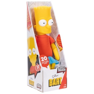 Boneco do Bart Simpsons em embalagem