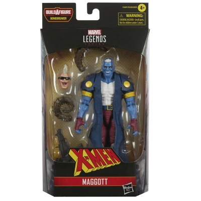 Figura de ação Maggott da Marvel Legends X-Men em embalagem
