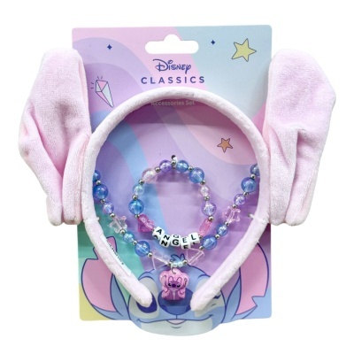 Conjunto de acessórios Disney Classics com faixa de cabelo e colar decorativos